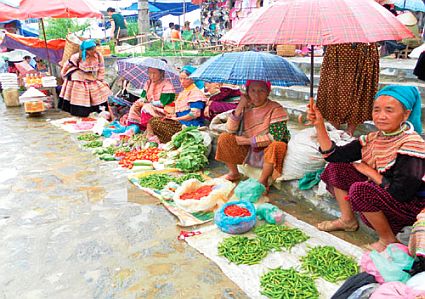 Chợ phiên Bắc Hà (Lào Cài) - nét văn hóa vùng cao 