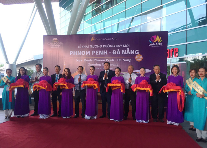 Cambodia Angkor Air  khai trường đường bay mới Đà Nẵng- Phnom Penh