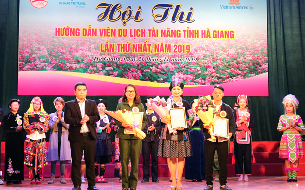Ấn tượng Hội thi Hướng dẫn viên du lịch tài năng ở Hà Giang