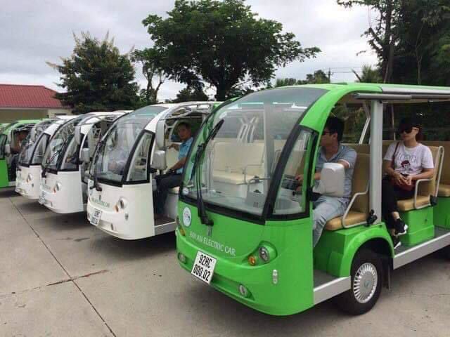 Thí điểm dùng xe điện 4 bánh phục vụ khách du lịch ở Hội An (Quảng Nam)