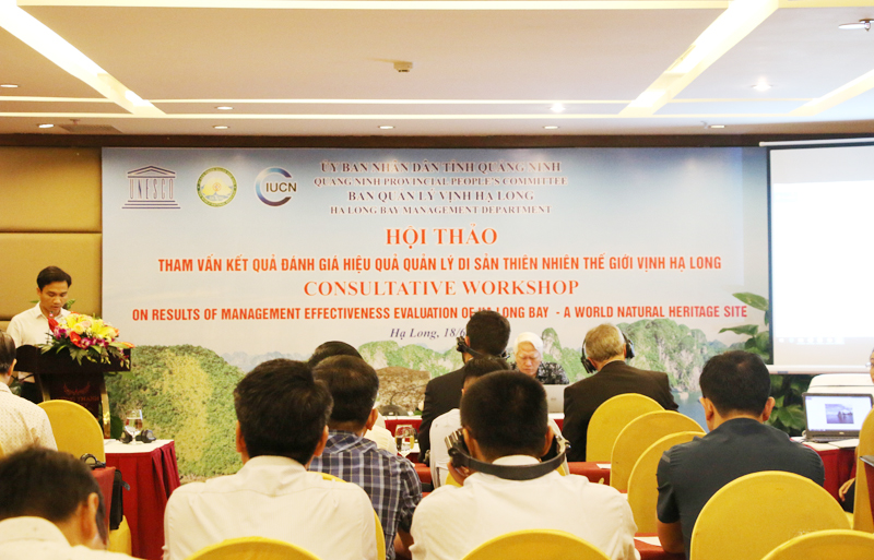 Hội thảo “Tham vấn kết quả đánh giá hiệu quả quản lý Di sản thiên nhiên thế giới Vịnh Hạ Long”