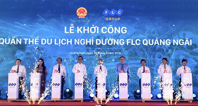 Khởi công Quần thể du lịch nghỉ dưỡng FLC Quảng Ngãi