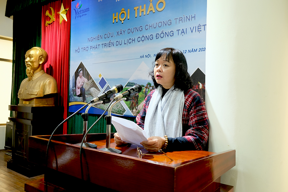 Tổng cục Du lịch nghiên cứu, xây dựng chương trình hỗ trợ phát triển du lịch cộng đồng bền vững tại Việt Nam
