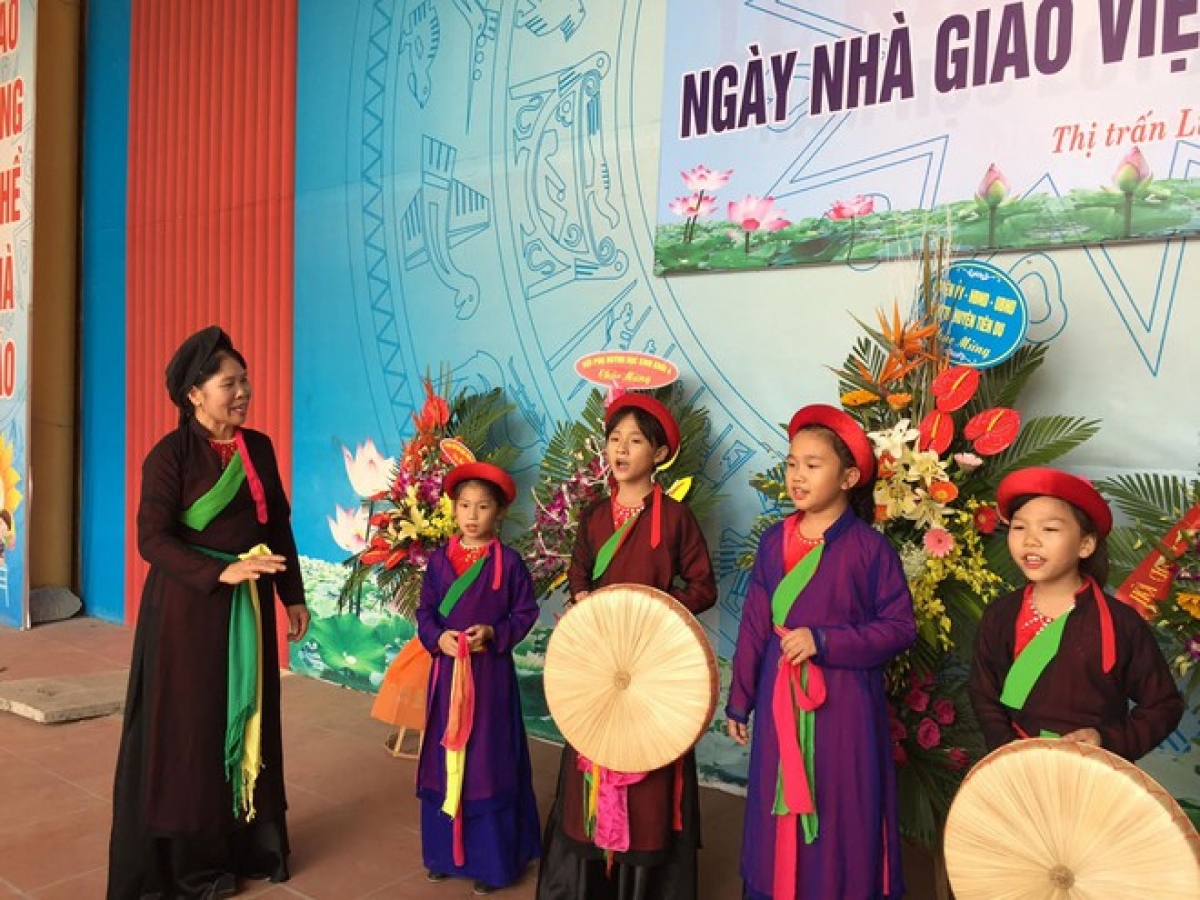 Bắc Ninh đẩy mạnh đưa Quan họ vào trường học để bảo tồn văn hóa 