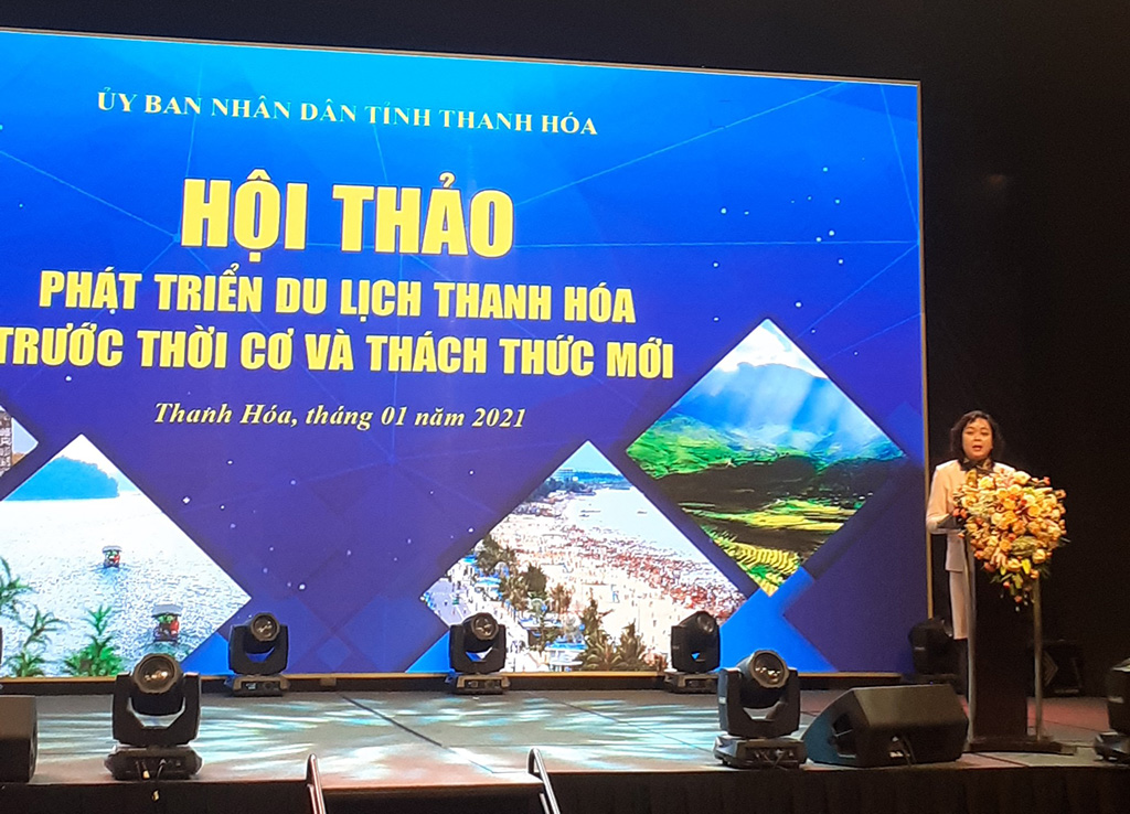 Phó Tổng cục trưởng Nguyễn Thị Thanh Hương: Du lịch Thanh Hóa cần đổi mới theo hướng tăng trưởng xanh, phát triển bền vững