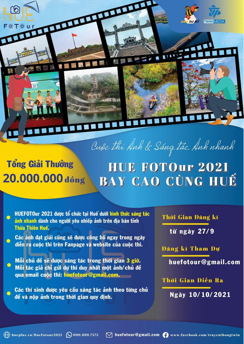Thừa Thiên Huế: Tổ chức cuộc thi ảnh “HUEFOTOur 2021” 