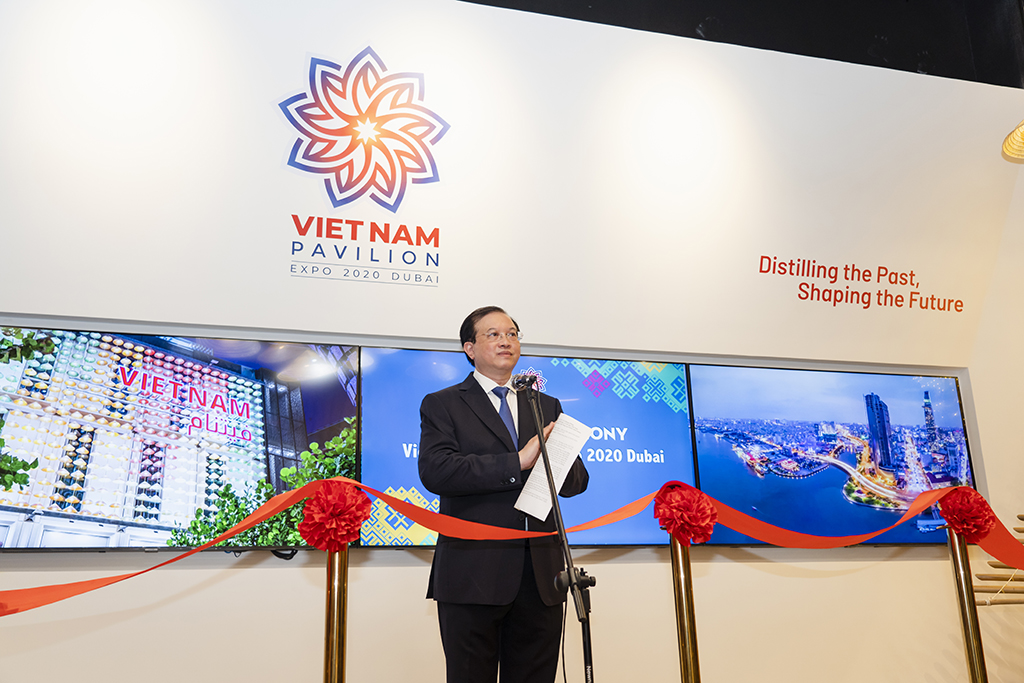 Khai trương Nhà Triển lãm Việt Nam tại EXPO Dubai 2020 “Hội tụ quá khứ, lan tỏa tương lai”