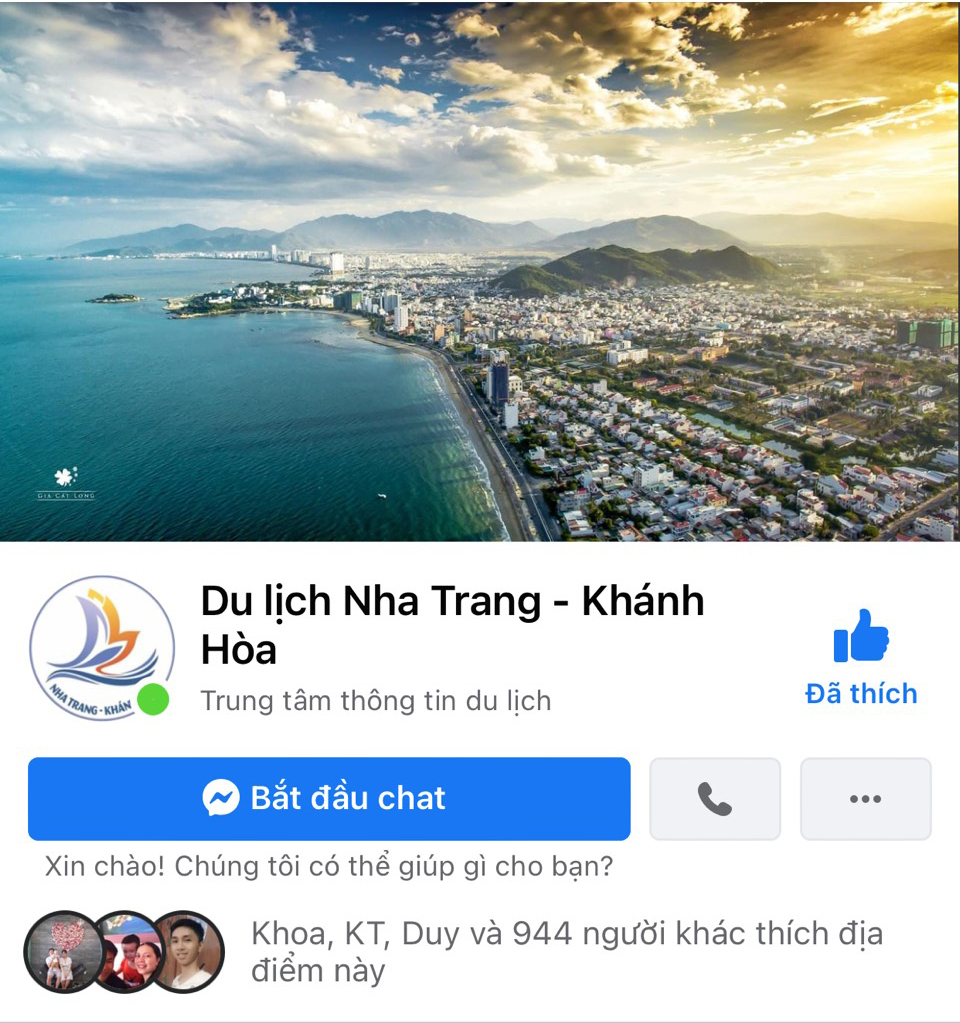 Ra mắt Fanpage ''Du lịch Nha Trang – Khánh Hòa''