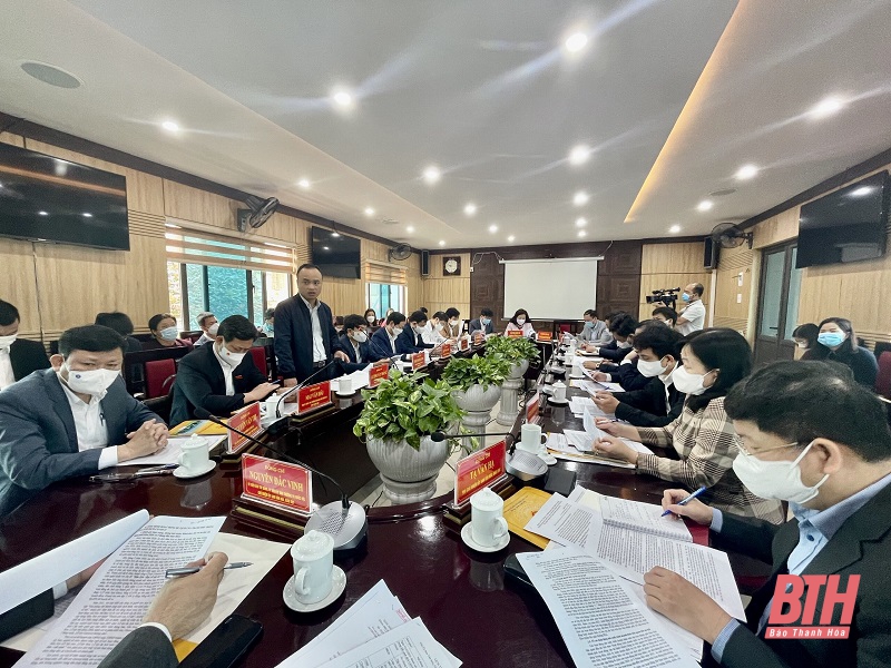 Đoàn công tác Ủy ban Văn hóa, Giáo dục của Quốc hội làm việc về tình hình triển khai hoạt động du lịch ở tỉnh Thanh Hóa