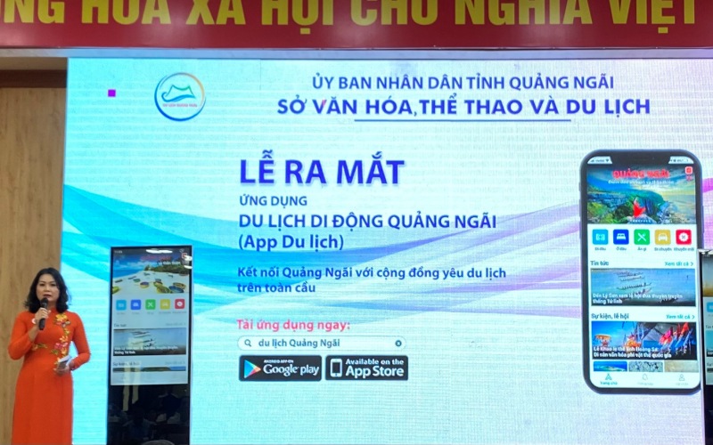 Ra mắt ứng dụng du lịch di động Quảng Ngãi