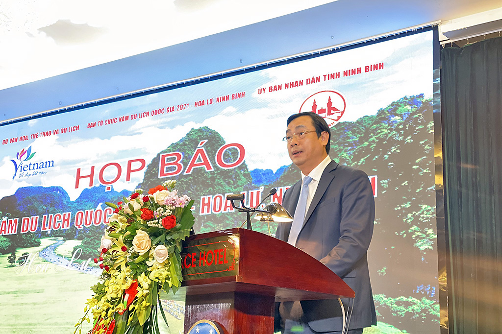 Tổng cục trưởng Nguyễn Trùng Khánh: Năm Du lịch quốc gia 2021 - Hoa Lư, Ninh Bình sẽ góp phần tích cực vào sự phục hồi và phát triển của du lịch Việt Nam