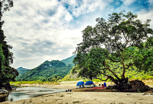 ''Camping'' - xu thế mới trong du lịch trải nghiệm ở Hà Giang