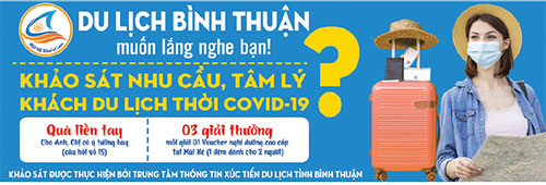 Bình Thuận: Khảo sát nhu cầu và tâm lý du khách thời Covid-19