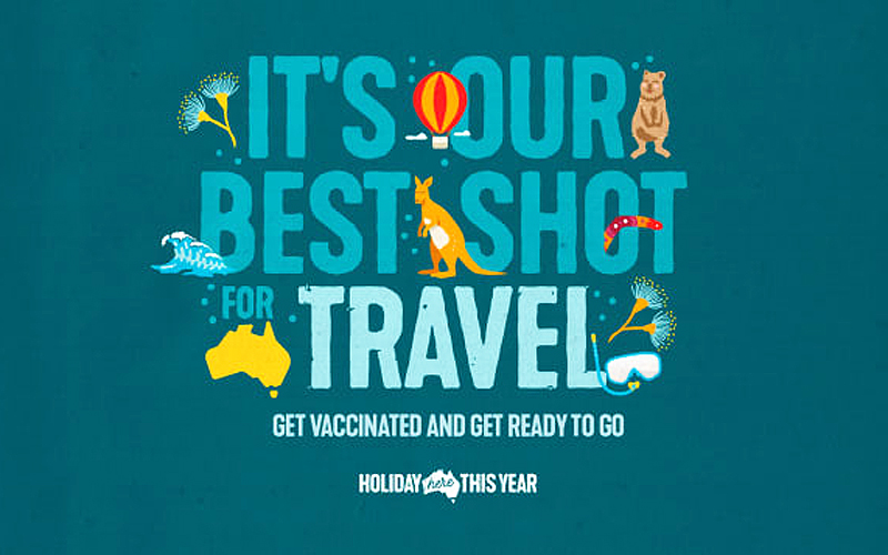 Kêu gọi tiêm chủng là cách Australia quảng bá du lịch