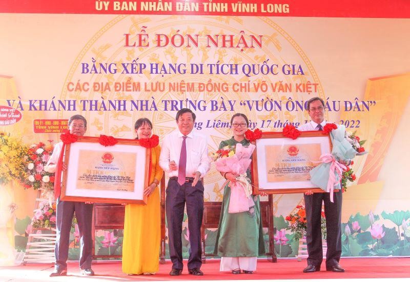 Vĩnh Long: Khu lưu niệm Thủ tướng Võ Văn Kiệt được xếp hạng di tích quốc gia