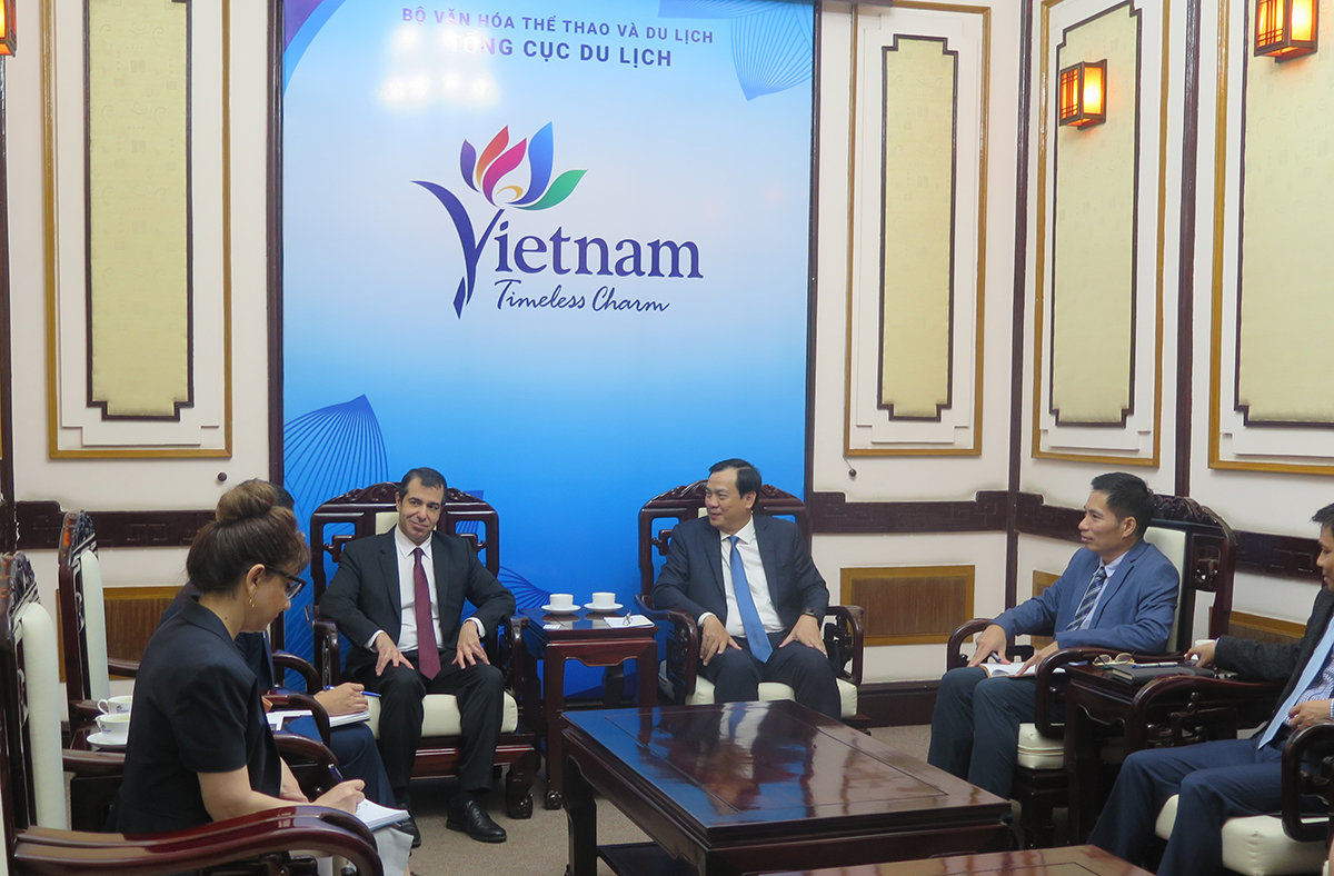 Tổng cục trưởng Nguyễn Trùng Khánh tiếp Đại sứ Cộng hòa Azerbaịjan