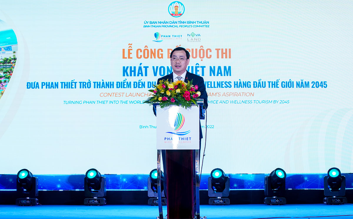 Chính thức khởi động cuộc thi “Khát vọng Việt Nam: Đưa Phan Thiết trở thành điểm đến du lịch MICE và Wellness hàng đầu thế giới năm 2045”