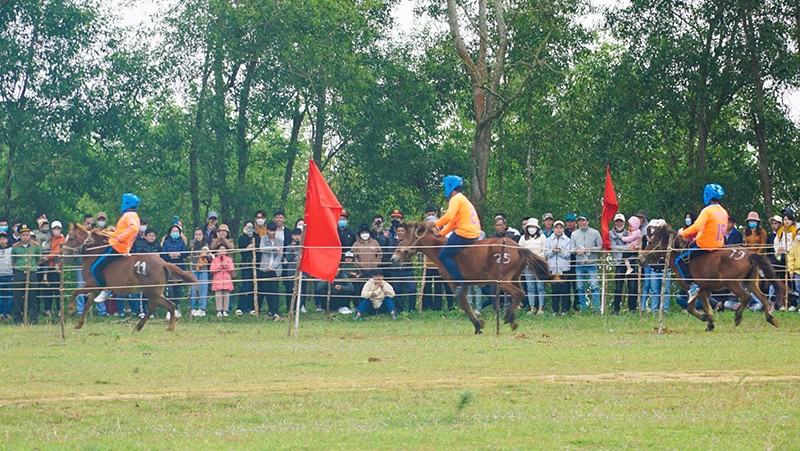 Phú Yên: Hàng nghìn người tham gia Hội đua ngựa truyền thống Gò Thì Thùng Xuân Quý Mão