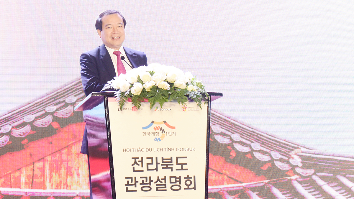 Hội thảo giới thiệu du lịch tỉnh Jeonbuk là cơ hội tăng cường hợp tác, giao lưu giữa Việt Nam và Hàn Quốc