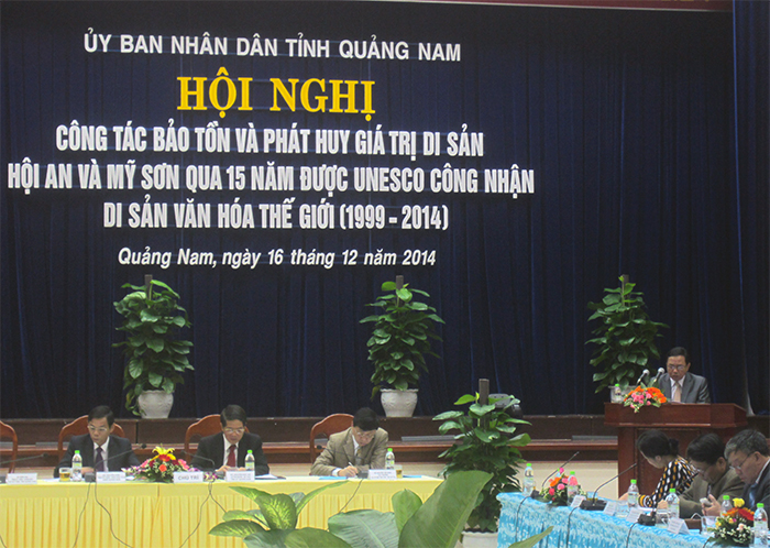 Quảng Nam tổ chức hội nghị Công tác bảo tồn và phát huy giá trị di sản Hội An và Mỹ Sơn