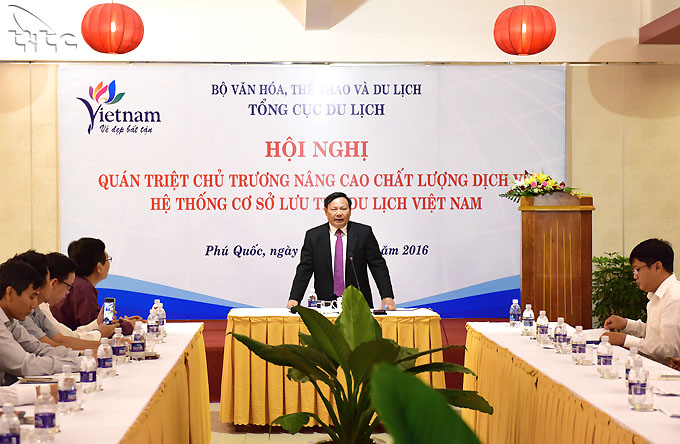 Hội nghị quán triệt chủ trương nâng cao chất lượng dịch vụ hệ thống cơ sở lưu trú du lịch Việt Nam tại Kiên Giang