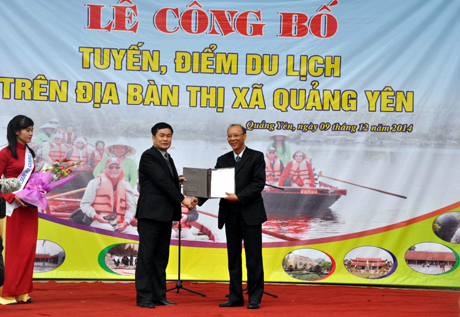 Quảng Ninh: Công bố 3 tuyến, 11 diểm du lịch của thị xã Quảng Yên