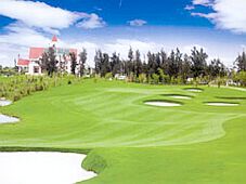 Sân golf bên bờ biển Móng Cái thu hút nhiều khách du lịch