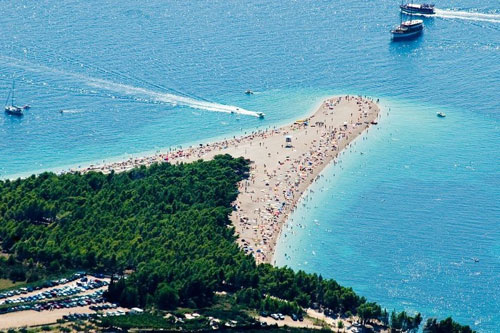 Độc đáo bãi biển Golden Horn - Croatia