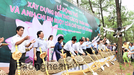 Nghệ An: Khởi công xây dựng đền thờ các cụ thân sinh và anh chị em ruột của Bác Hồ