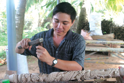 Độc đáo nghề làm khám ở  Phú Quý – Bình Thuận