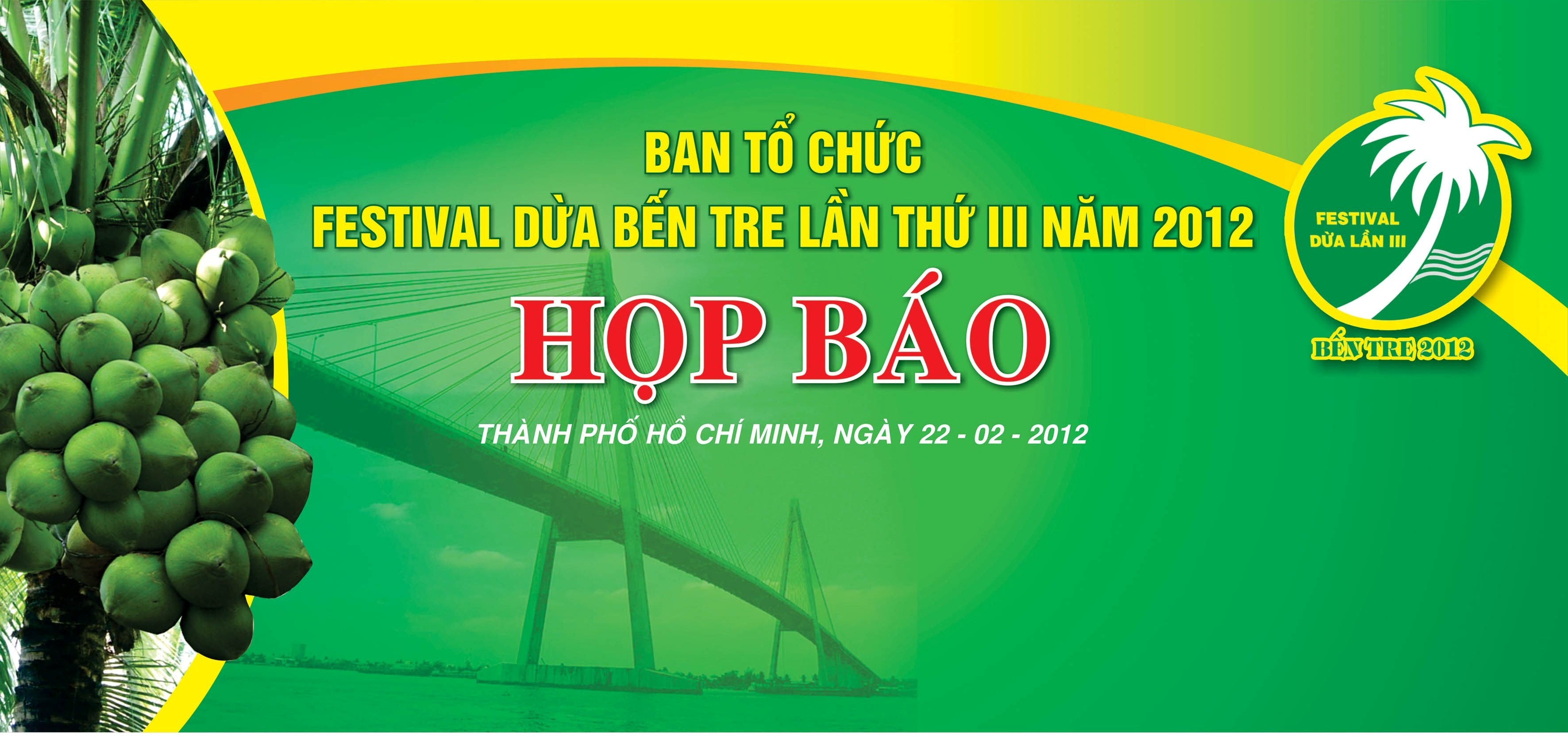 Chương trình hoạt động trong Festival Dừa Bến Tre lần III năm 2012