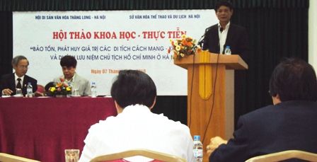 Hội thảo khoa học – thực tiễn “Bảo tồn, phát huy giá trị các di tích cách mạng-kháng chiến và di tích lưu niệm Chủ tịch Hồ Chí Minh ở Hà Nội 