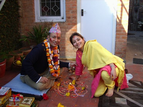 Sắc màu lễ hội Nepal 
