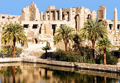 Vàng son đền Karnak – Ai Cập 