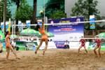 Khởi tranh giải bóng chuyền bãi biển vòng 1 toàn quốc tại Nha Trang