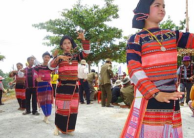 Thạnh Quang (Bình Định) tổ chức hội mừng lúa mới