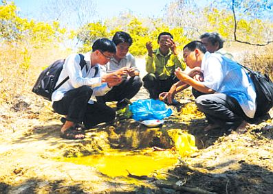 Khám phá suối nước nóng Bưng Thị, Bình Thuận