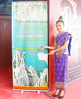 Đẩy mạnh bầu chọn Vịnh Hạ Long ở nước ngoài