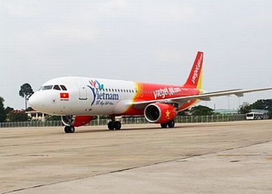 Máy bay của VietJet Air sơn biểu tượng du lịch Việt Nam