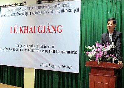 Khai giảng khóa bồi dưỡng nghiệp vụ về du lịch khu vực phía Nam