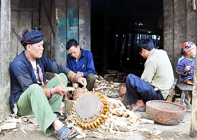 Trống nêm – nhạc cụ độc đáo của người Dao đỏ