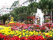 Tết Kỷ Sửu 2009: Đường hoa Nguyễn Huệ (TP.Hồ Chí Minh) - điểm nhấn giữa lòng thành phố