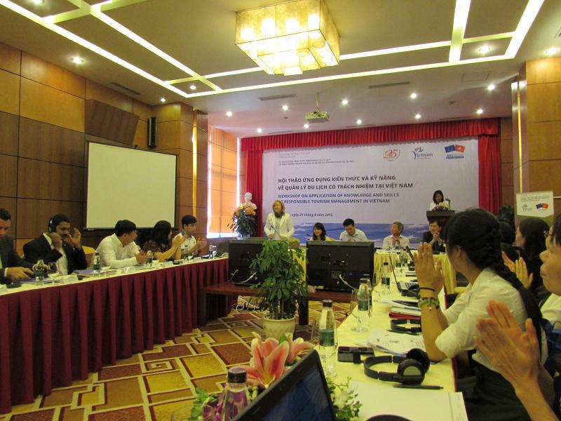Hội thảo “Ứng dụng kiến thức và kỹ năng về Quản lý Du lịch có trách nhiệm tại Việt Nam”