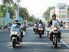 Đoàn mô tô du lịch đầu tiên từ Thái Lan đến Đà Nẵng