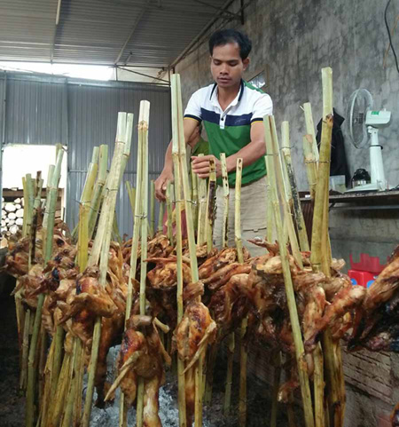 Xây dựng thương hiệu gà nướng Tân Sơn (Gia Lai)