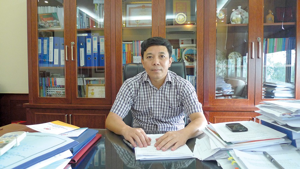 Ông Trịnh Cao Khải, Hiệu trưởng Trường Cao đẳng Du lịch Hà Nội