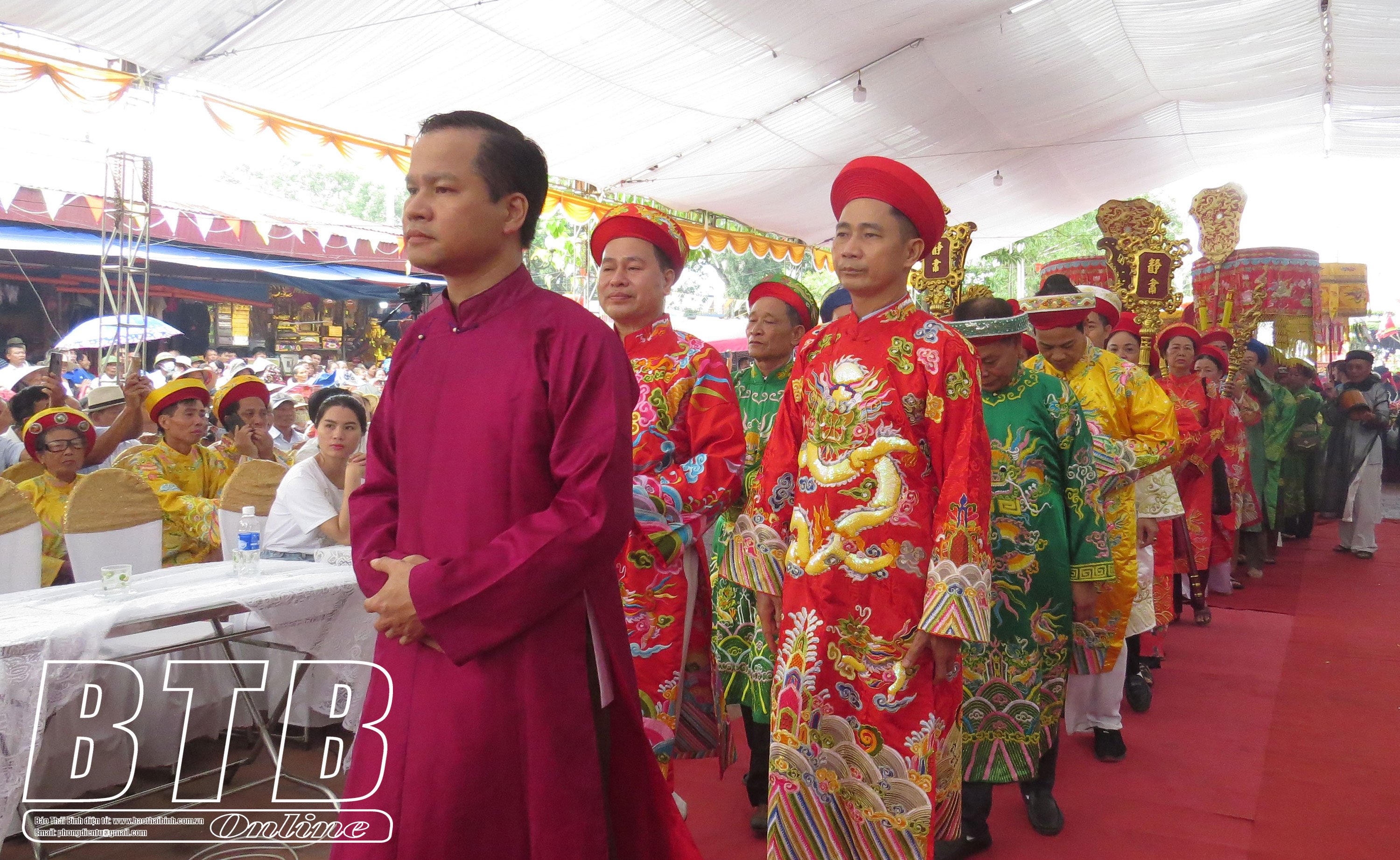 Thái Bình: Khai mạc lễ hội đền Đồng Bằng 