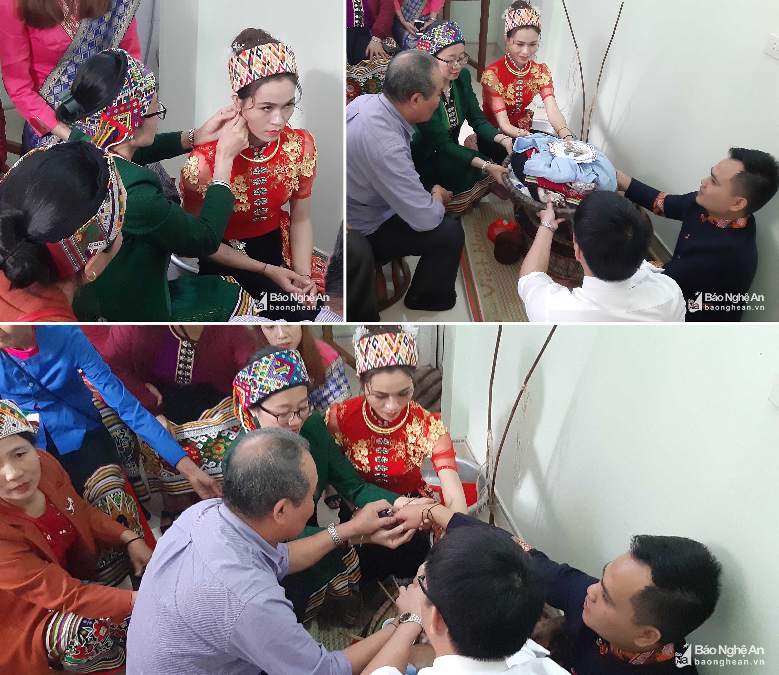 Độc đáo tục đón dâu của người Thái ở Nghệ An