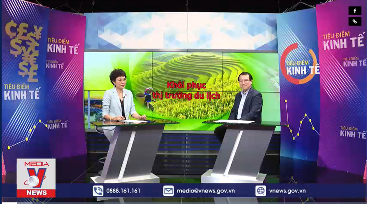 Phó Tổng cục trưởng Hà Văn Siêu trả lời phỏng vấn Truyền hình Thông tấn về khôi phục thị trường du lịch