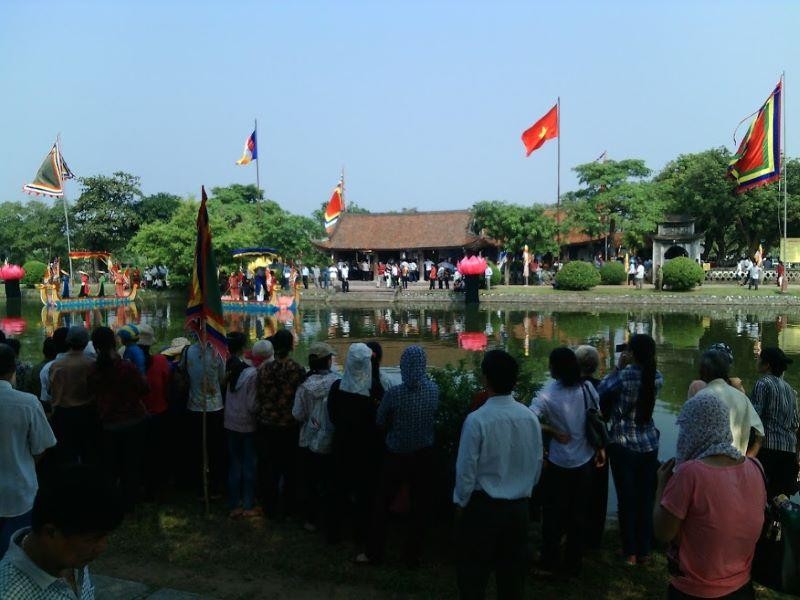 Tái hiện lễ rước cổ truyền với gần 500 người tham gia tại Lễ hội chùa Keo Thái Bình
